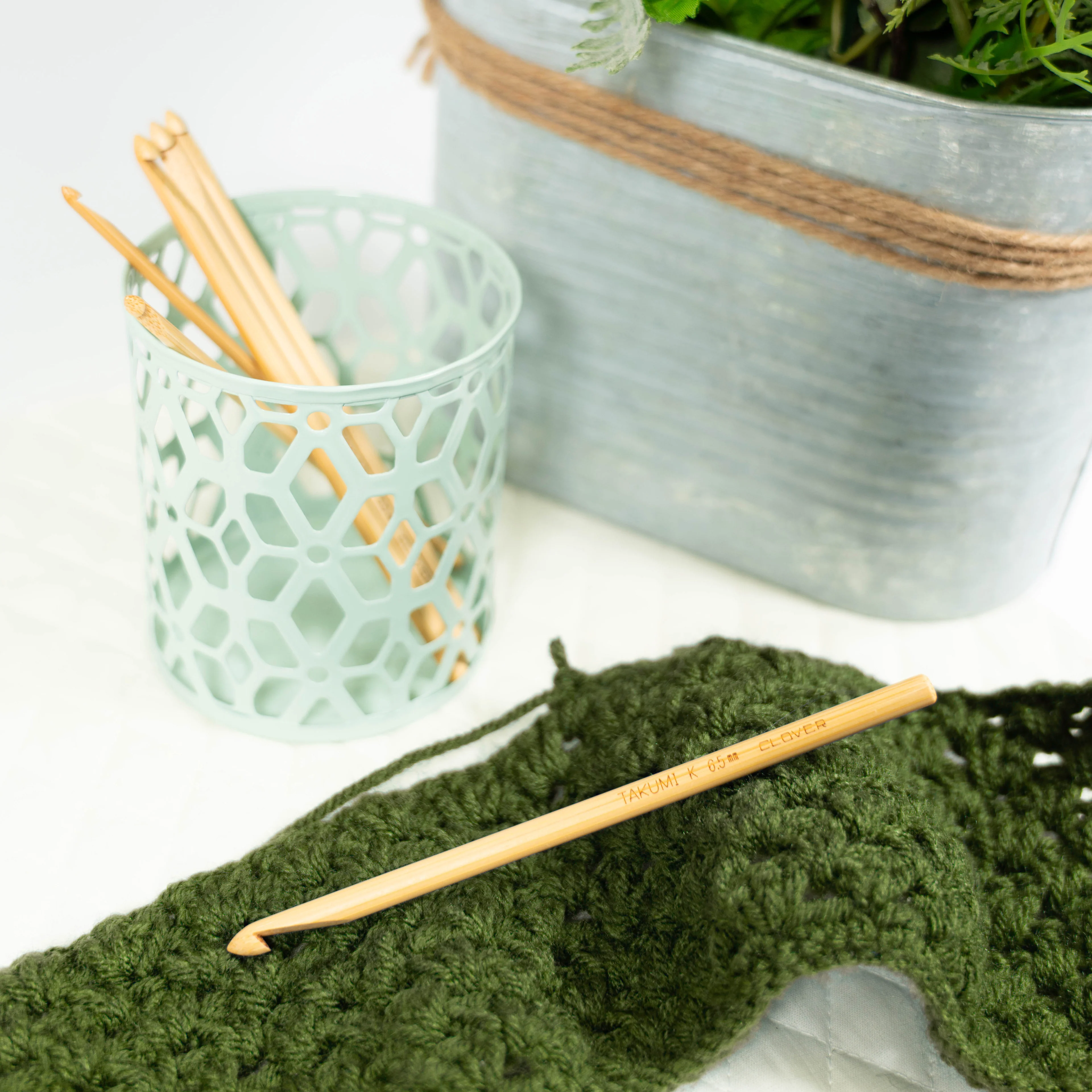 Bamboo Crochet Hook “Takumi®” K (6.5mm) - Image 4