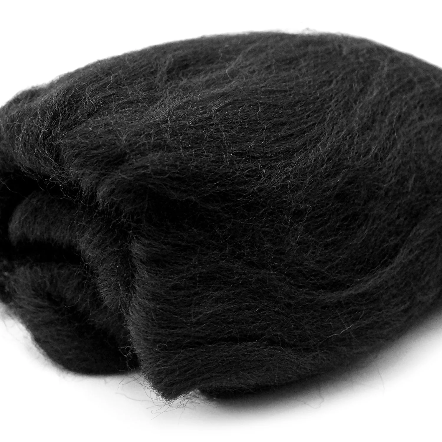 Natural Wool Roving (Black) - Image 5