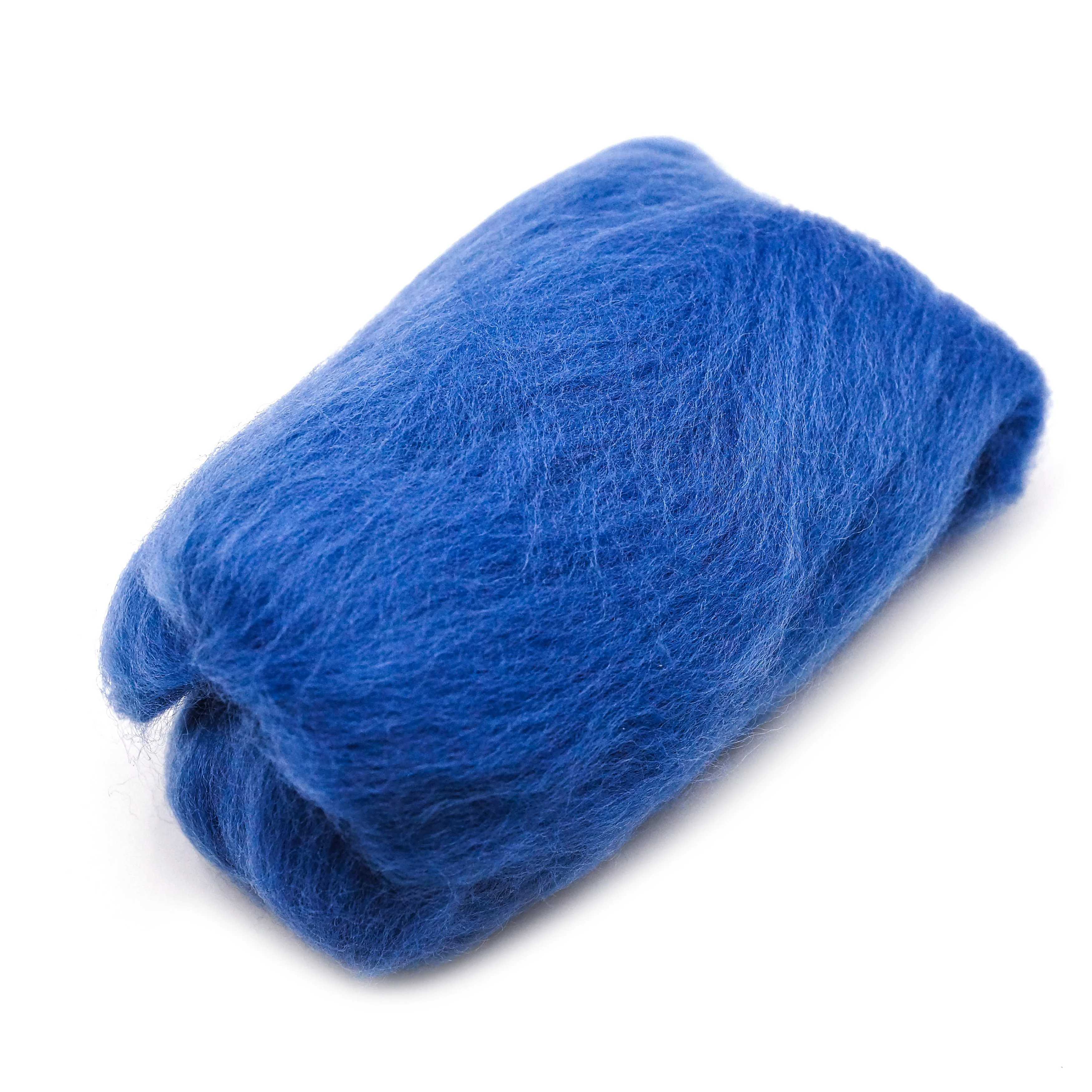 Natural Wool Roving (Blue) - Image 3