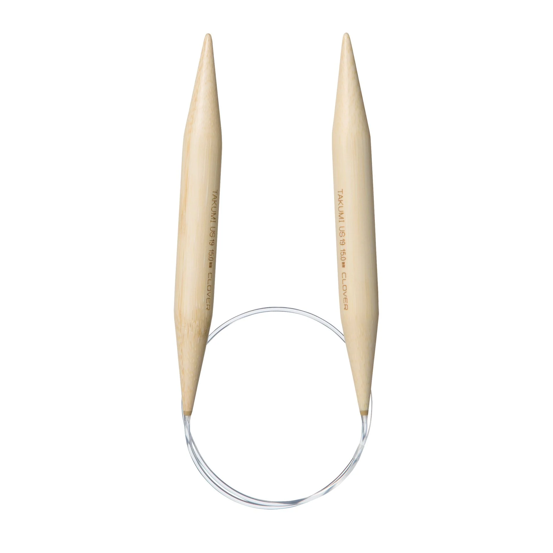 Takumi Bamboo Knitting Needles Circular 24" No. 19 (15.00mm) - Image 2