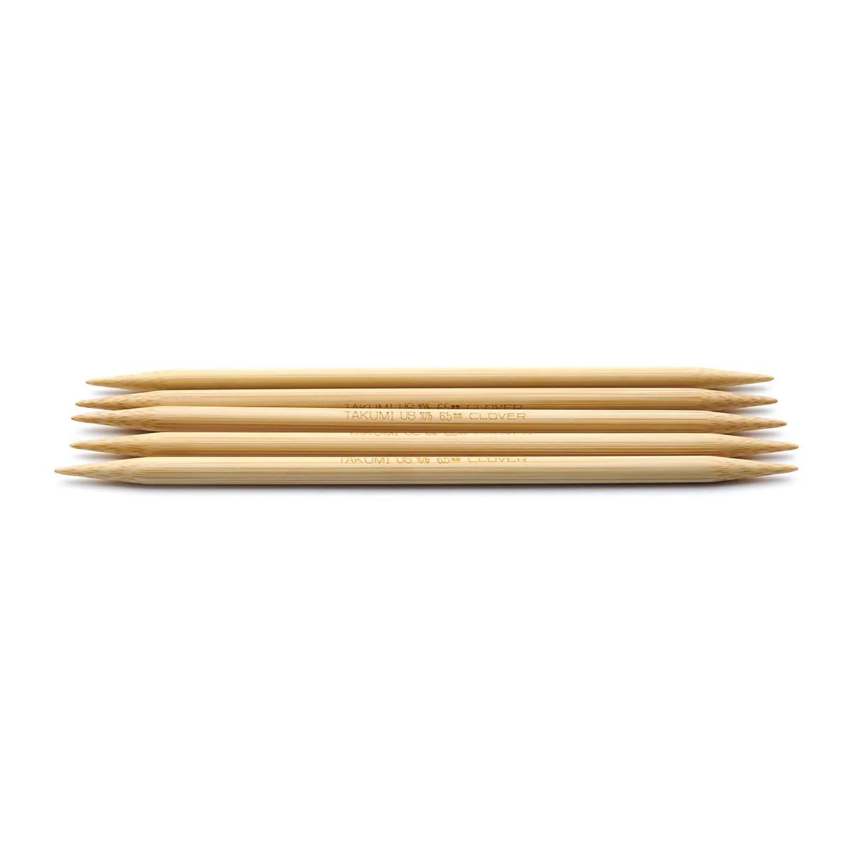 Takumi Bamboo Knitting Needles Double Pointed (7") No. 10.5 - Image 4