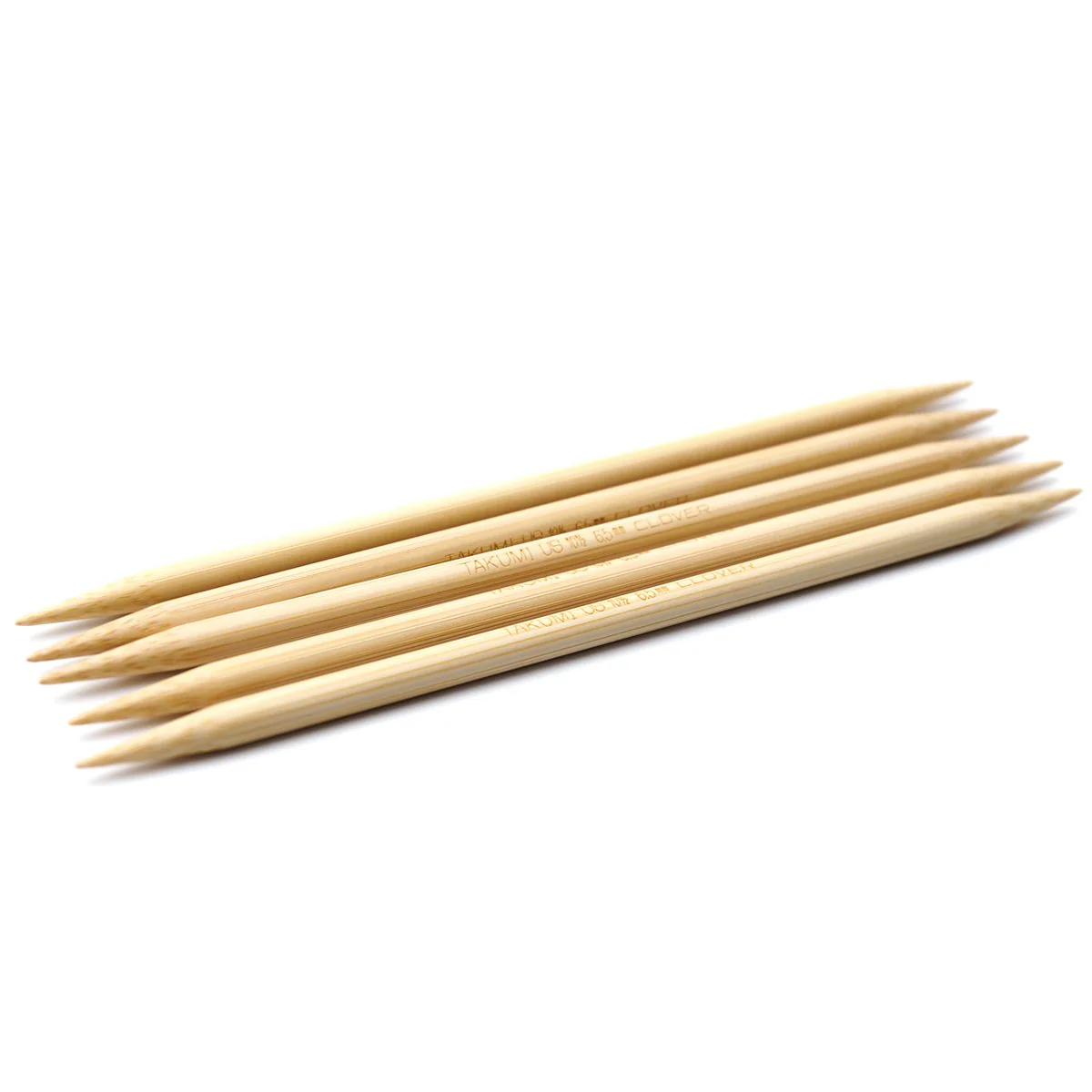 Takumi Bamboo Knitting Needles Double Pointed (7") No. 10.5 - Image 6