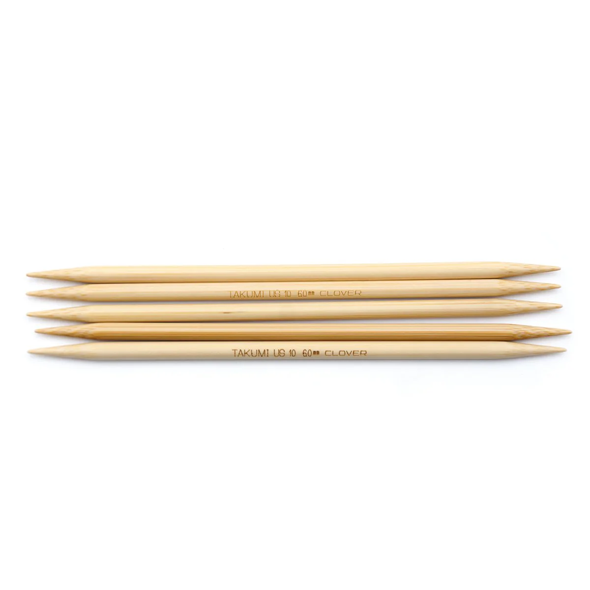 Takumi Bamboo Knitting Needles Double Pointed (7") No. 10 - Image 5